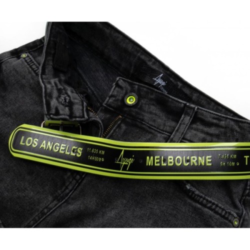 Штани дитячі A-Yugi джинсові (9249-146G-black)