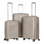 Набір валіз 2E Aero (L+M+S), сіро-коричневі (2E-SPP-AERO-SET3-TP)
