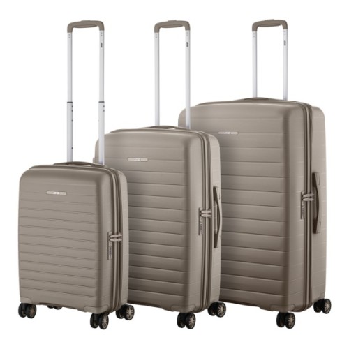 Набір валіз 2E Aero (L+M+S), сіро-коричневі (2E-SPP-AERO-SET3-TP)