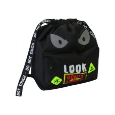 Сумка для взуття Cool For School Чорна з кишенею (CF87311)