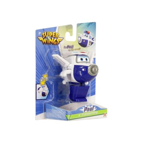 Фігурка Super Wings трансформер Transforming Пол (Paul), 10 см (EU780624)