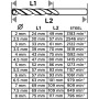 Набір свердл Graphite по металу, HSS, 2–8мм, кейс, 13шт (54T935)
