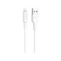 Дата кабель USB 2.0 AM to Lightning 1.0m 2A X25 white HOCO (6957531080114)