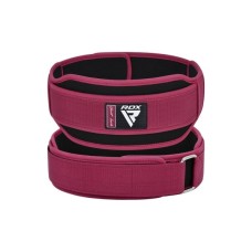 Атлетичний пояс RDX RX5 Double Belt неопреновий Pink S (WBD-RX5P-S) Атлетичний пояс RDX RX5 Double Belt неопреновий Pink S (WBD-RX5P-S)
