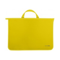 Папка - портфель Economix А4 пластиковий на блискавці, 2 відділення, жовтий (E31630-05)