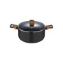 Каструля Bergner Earth black, з кришкою 20 см, 2.5 л (BG-32035-BK)