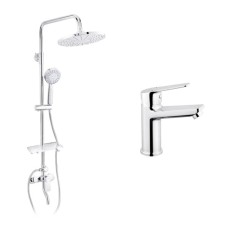 Душовий гарнітур Kroner Armada-C064K + змішувач Hagen-C010 (CVS30211)