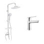 Душовий гарнітур Kroner Armada-C064K + змішувач Hagen-C010 (CVS30211)