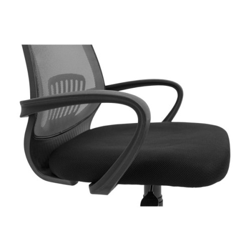 Офісне крісло Richman Стар Хром Піастра Сітка чорна + сіра (сидіння) (R00000044930)