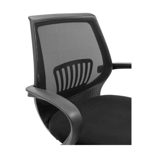 Офісне крісло Richman Стар Хром Піастра Сітка чорна + сіра (сидіння) (R00000044930)