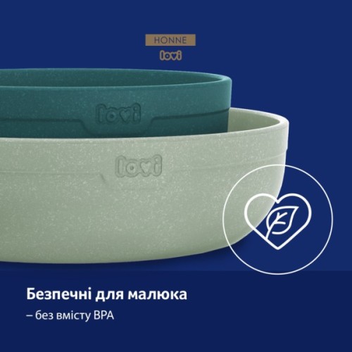 Тарілка дитяча Lovi Pistachio М'ятні 2 шт (21/531_gre)