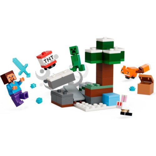Конструктор LEGO Minecraft Пригоди Стіва в тайзі (21583)