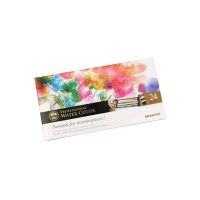 Акварельні фарби MUNGYO Gallery 24 кольору в кюветах металевий пенал (8804819139249)