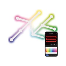 Світильник EMOS ZIW249R LINES 9шт. 34 Вт, RGBIC, WIFI white (ZIW249R)