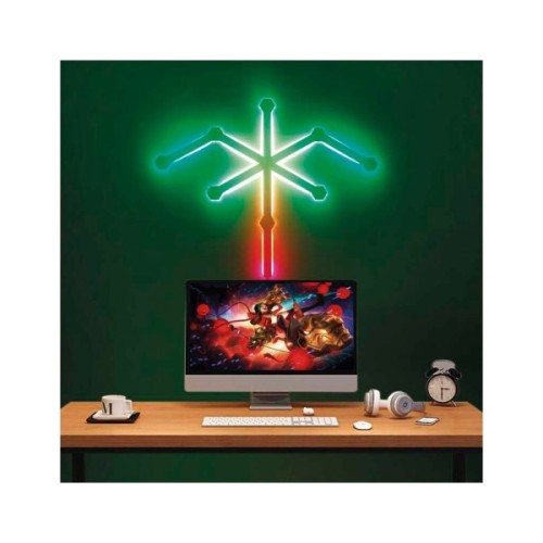 Світильник EMOS ZIW249R LINES 9шт. 34 Вт, RGBIC, WIFI white (ZIW249R)