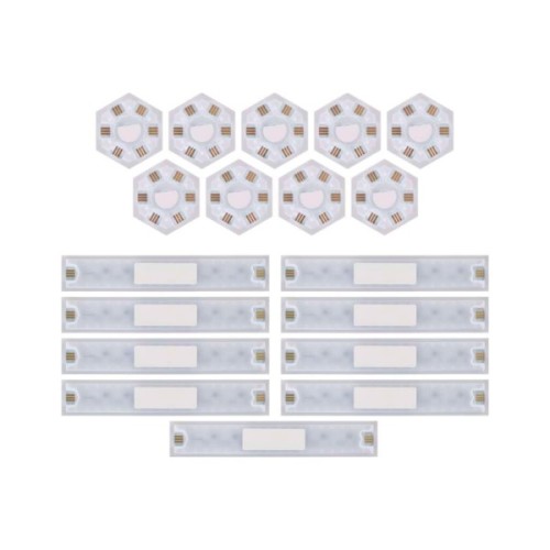 Світильник EMOS ZIW249R LINES 9шт. 34 Вт, RGBIC, WIFI white (ZIW249R)