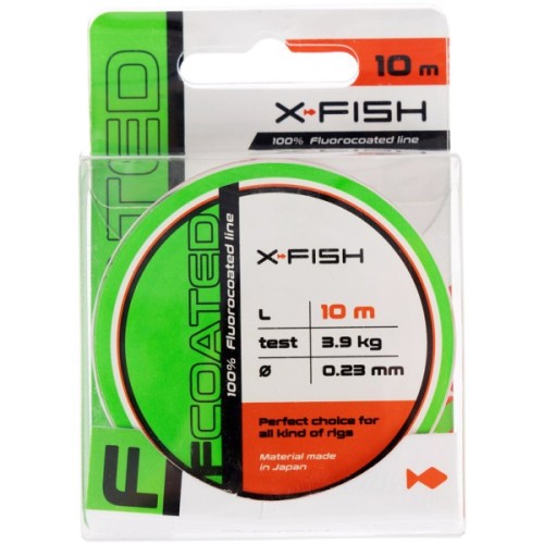 Флюорокарбон X-Fish FCoated 10m 0.23mm 3.9kg (1917.01.25)