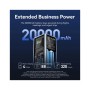 Батарея універсальна Vention 20000 mAh 100W Gray TFT Display Type (FKCH0)