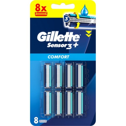 Змінні касети Gillette Sensor 3+ 8 шт. (8700216873727)