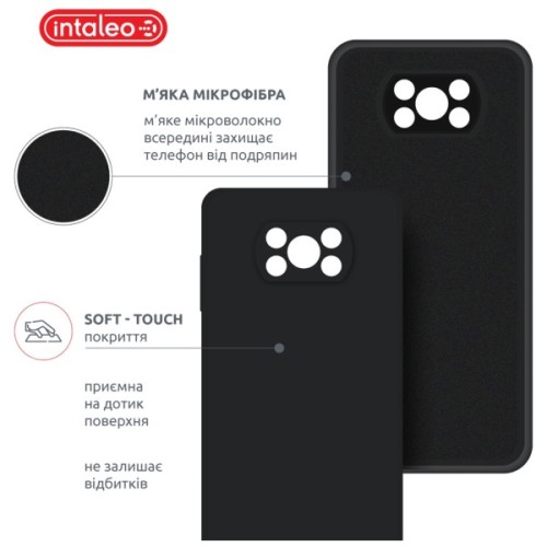 Чохол до мобільного телефона Intaleo SoftShell Xiaomi Poco X3 Pro Black (1283126585999)