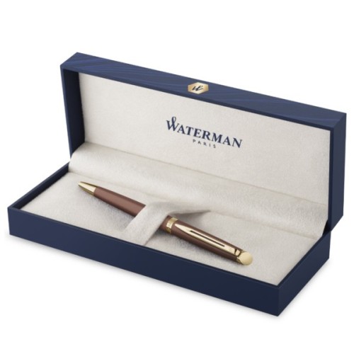Ручка кулькова Waterman HEMISPHERE Metallic Copper Red GT BP (22 092)