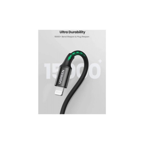 Дата кабель USB-C to Lightning 2.0m 3A US171 black Ugreen (60752)