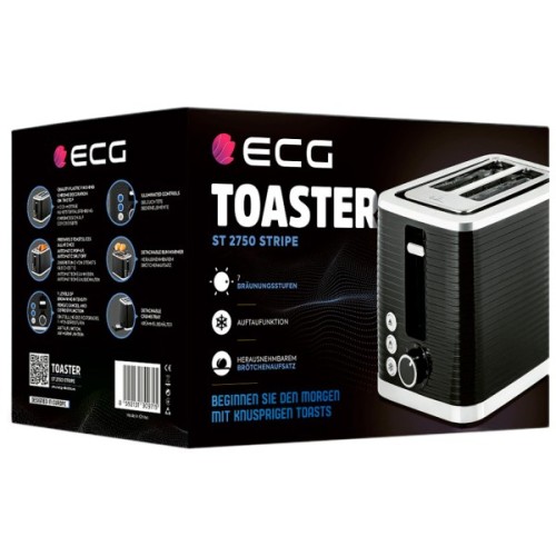 Тостер ECG ST 2750 Stripe