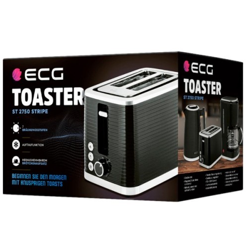 Тостер ECG ST 2750 Stripe