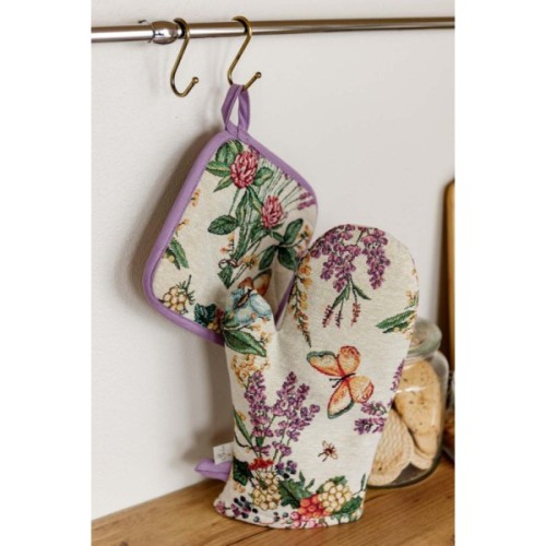 Кухонна прихватка Прованс Рукавичка Лавандове поле 32х16 (034331)