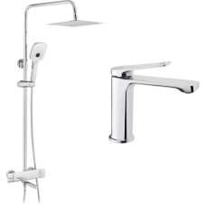 Душовий гарнітур Kroner Makon-C063 + змішувач Makon-C010 (CVS30225)