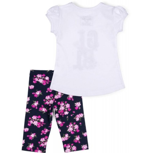 Набір дитячого одягу Breeze в квіточки (6198-98G-white)