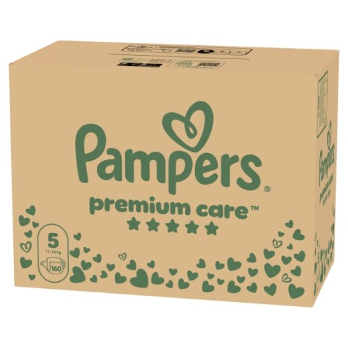 Підгузки Pampers Premium Care Розмір 5 (11-16 кг) 160 шт (8006530223799)