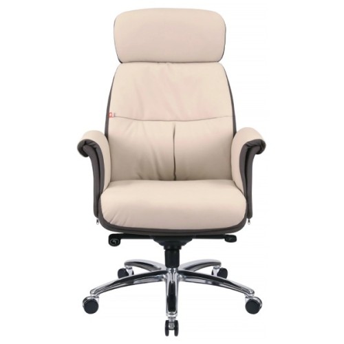 Офісне крісло Аклас Драгобрат, AL MB, Шкіра LC-F Beige/PU Dark Brown (00179841)