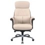 Офісне крісло Аклас Драгобрат, AL MB, Шкіра LC-F Beige/PU Dark Brown (00179841)