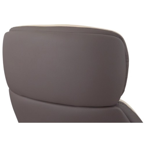 Офісне крісло Аклас Драгобрат, AL MB, Шкіра LC-F Beige/PU Dark Brown (00179841)