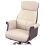 Офісне крісло Аклас Драгобрат, AL MB, Шкіра LC-F Beige/PU Dark Brown (00179841)