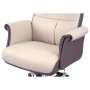 Офісне крісло Аклас Драгобрат, AL MB, Шкіра LC-F Beige/PU Dark Brown (00179841)