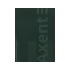 Книга записна Axent A4 One color, 96 аркушів клітинка, зелений (8426-1-A)