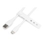 Дата кабель USB 2.0 AM to USB-C 2.0m 60W white Digitus (AK-300340-020-W)
