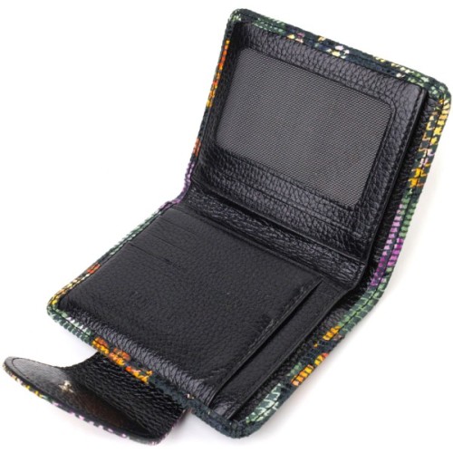 Портмоне Canpellini З натуральної шкіри Різнобарвне (21804)