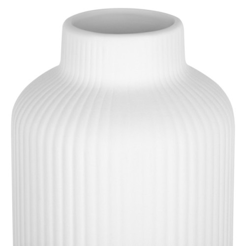 Ваза Ardesto Liguria, 8х22.7см, порцеляна, білий (AR3803W)