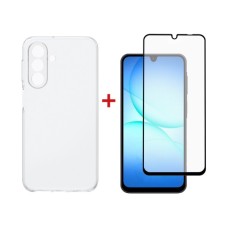 Чохол до мобільного телефона Dengos Samsung Galaxy A17 TPU+glass Transparent (DG-KM-171)