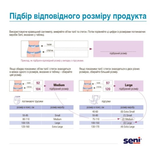Підгузки для дорослих Seni Basic Large 30 шт (5900516693800)