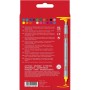 Фломастери Faber-Castell двосторонні Double-ended Fibre tip, 20 кольорів (28023)