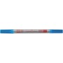 Фломастери Faber-Castell двосторонні Double-ended Fibre tip, 20 кольорів (28023)