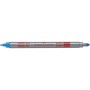 Фломастери Faber-Castell двосторонні Double-ended Fibre tip, 20 кольорів (28023)