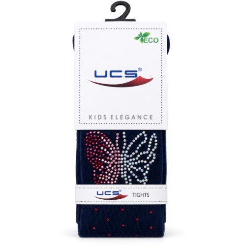Колготки дитячі UCS Socks зі стразами (M0C0302-1158-3G-blue)