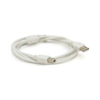 Кабель для принтера USB 2.0 AM/BM 0.8m ferrite white Voltronic (YT-AM/BM-0.8W)