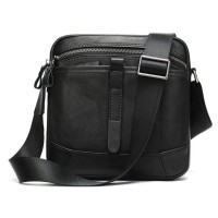 Сумка Vintage Через плече зі шкіри Чорна (20034)