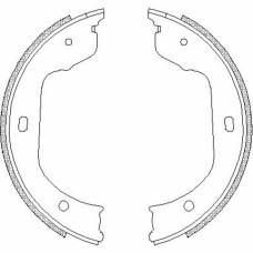 Гальмівні колодки REMSA 4740.00